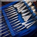 S08. Steiff 109-piece sterling silver flatware set. 